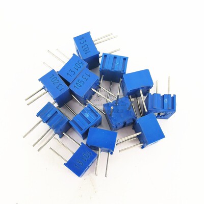 3362P-103 10K 单圈精密可调电阻/3362电位器P103 玻璃釉电位器