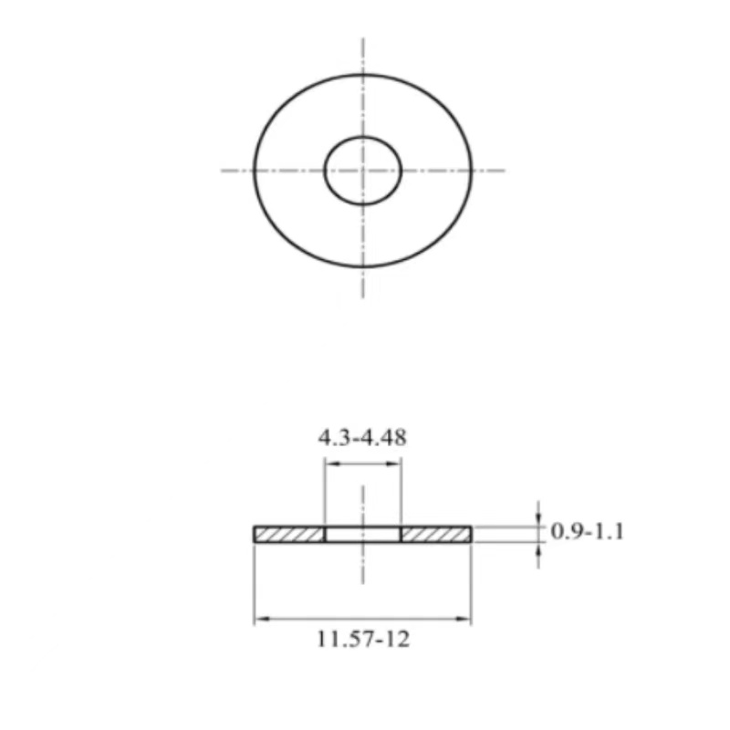 达克罗平垫200 300HV加硬 高强度大边垫圈碳钢国标GB96.1 ISO7093