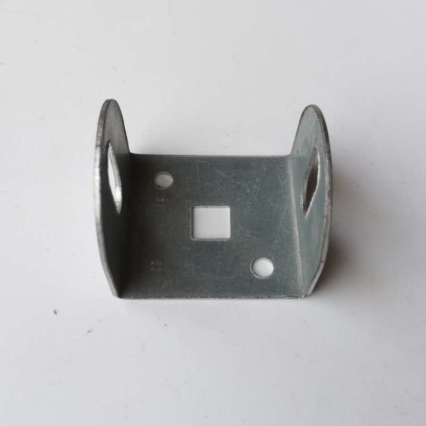 50个锌钢护栏U形卡铁艺护栏连接卡子三包卡方管连接固定件两包卡