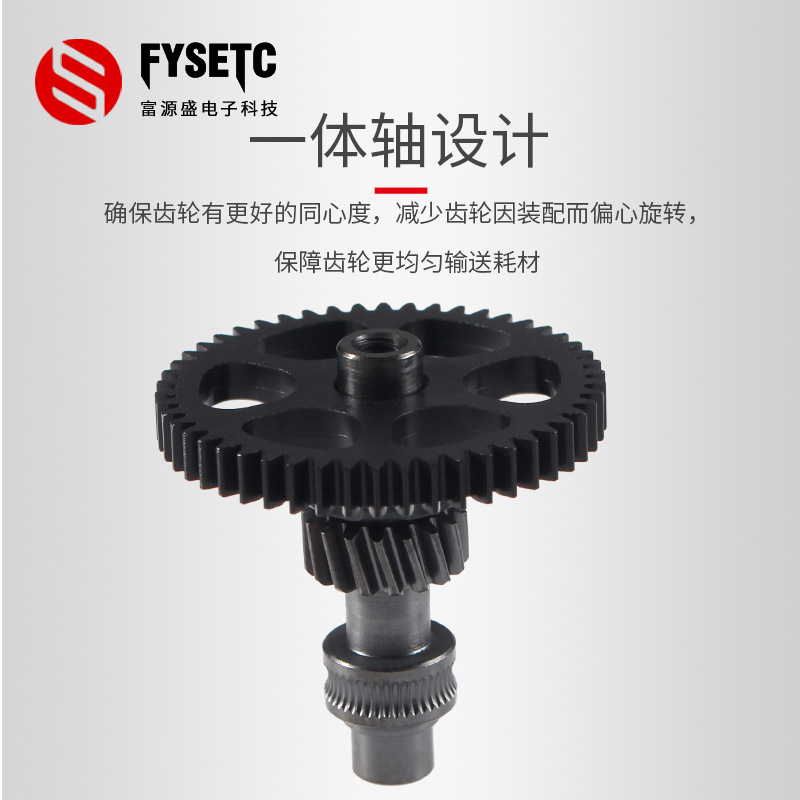 富源盛BMG挤出机齿轮纳米涂层一体3d印表机配件voron/CW1/CW2齿轮