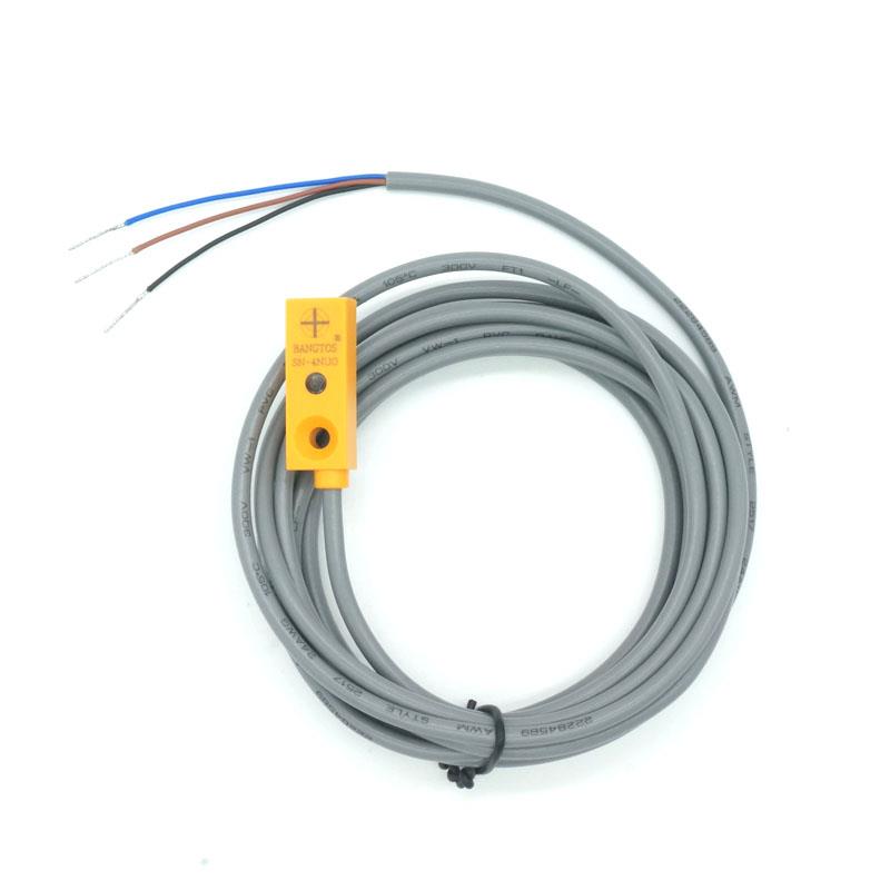 霍尔接近开关磁性磁铁感应行程限位方形微型HL-20N1传感器10-30V*