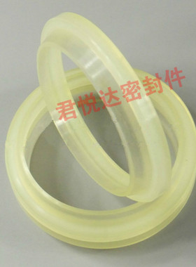 液压油缸轴用YX/J型防尘聚氨酯油封密封圈大全黄色无骨架密封尺寸