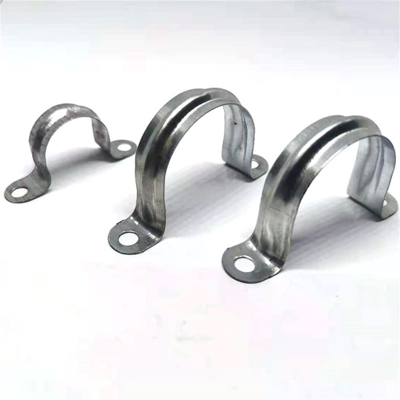 包邮镀锌骑马卡子马鞍卡铁皮卡元宝卡穿线管管卡 固定管夹欧姆卡