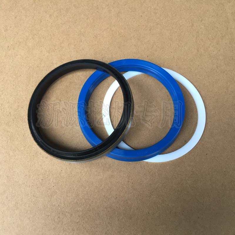 新源小型轮式挖掘机75-8-9新款平衡油缸油封 液压伸缩 原装配件