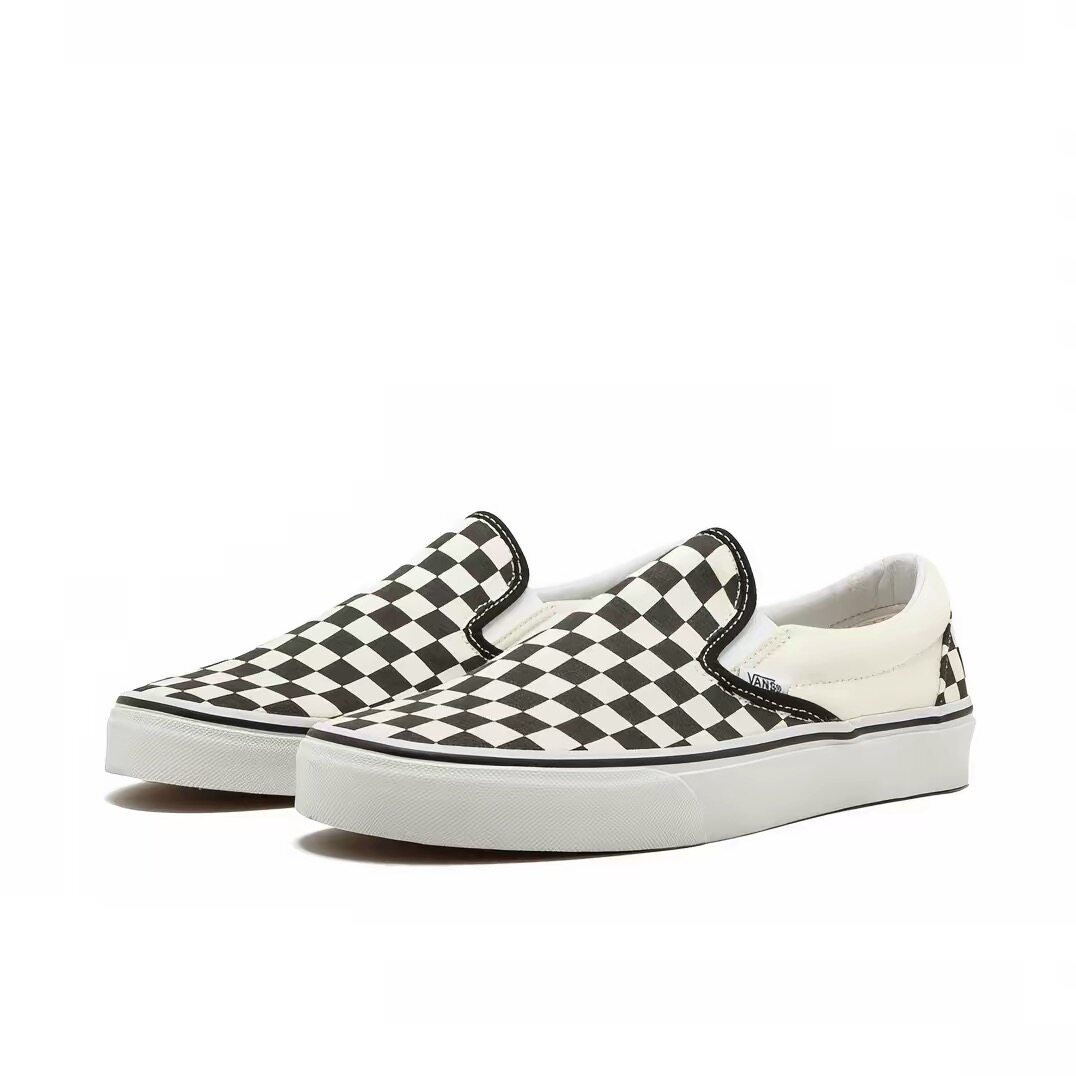 Vans 经典夏季棋盘格 低帮 板鞋 男女同款 011仓466091-0001图片