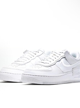 Nike Air Force1 shadow low  女款 白色  CI0919-100      010仓
