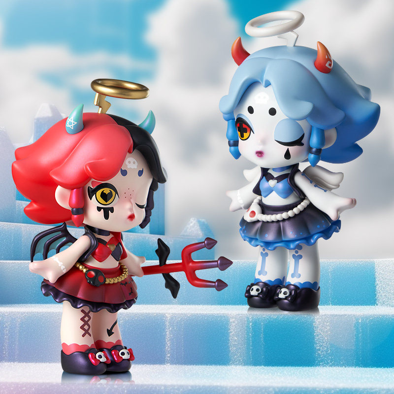 梦幻西游骨精灵限量潮玩周边-玩转三界恶魔天使手办 网易官方周边