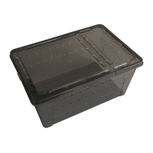 爬宠饲养盒两栖螃蟹守宫角蛙蜘蛛大号乌龟饲养箱带爬台造景爬虫盒