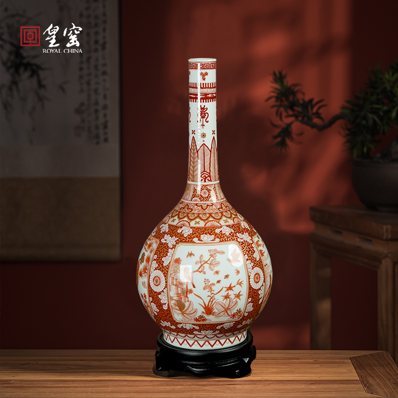 皇窑博古架陶瓷摆件康熙景德镇