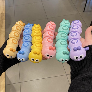 抖音儿童会扭动的毛毛虫发条上链的玩具可爱卡通礼品礼物男孩女孩