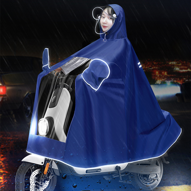 适用九号电动车雨衣雨披加大加厚4XL5XL单人双人雨衣小牛电瓶车