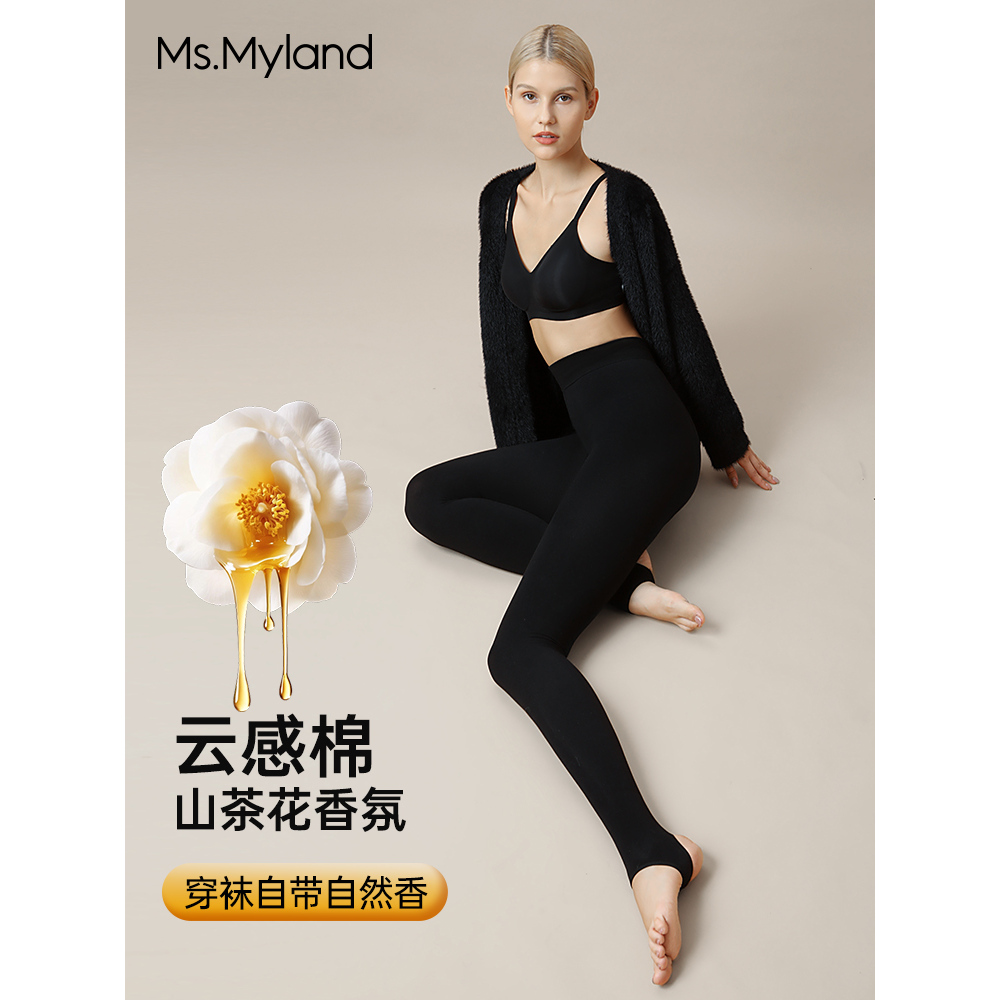 竖条纹显瘦山茶花灰色加绒外穿