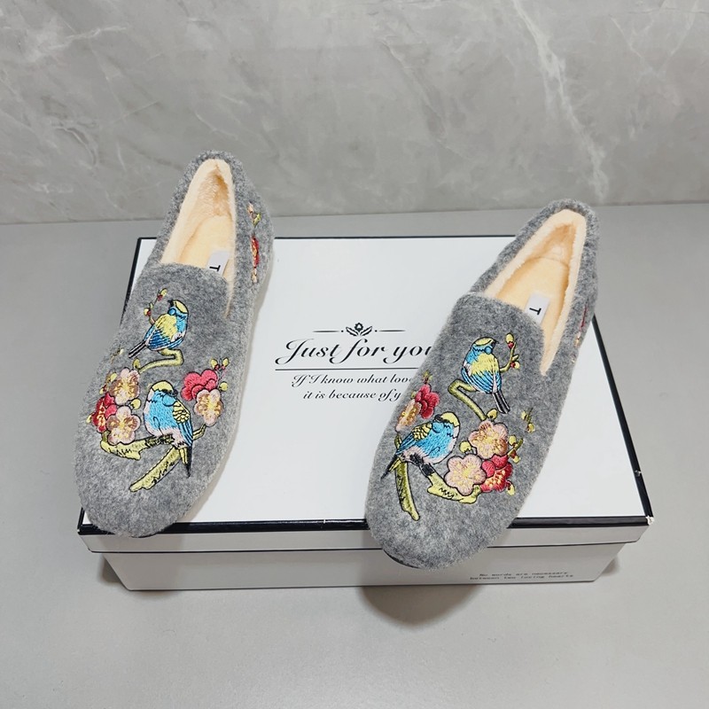 毛毛鞋女外穿秋冬新款豆豆鞋平底加绒单鞋懒人鞋圆头新中式乐福鞋,女鞋,乐福鞋（豆豆鞋）,淘宝优惠券,粉丝福利购,淘宝优惠卷