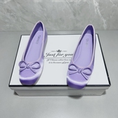 锻面气质芭蕾舞鞋 平底温柔晚晚鞋 女紫色2026春秋新款 浅口单鞋 法式