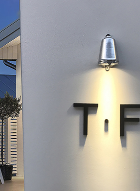 户外防水壁灯大门门牌灯入户门墙壁灯接电感应射灯免布线招牌灯