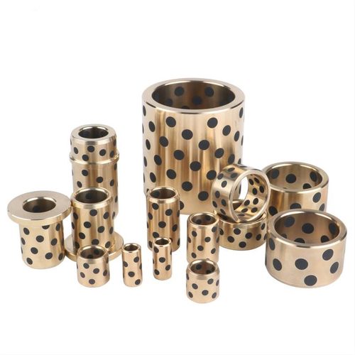 铜合金带肩型无油衬套MPFZ50 MPFZ55 MPFZ60 MPFZ65石墨铜套