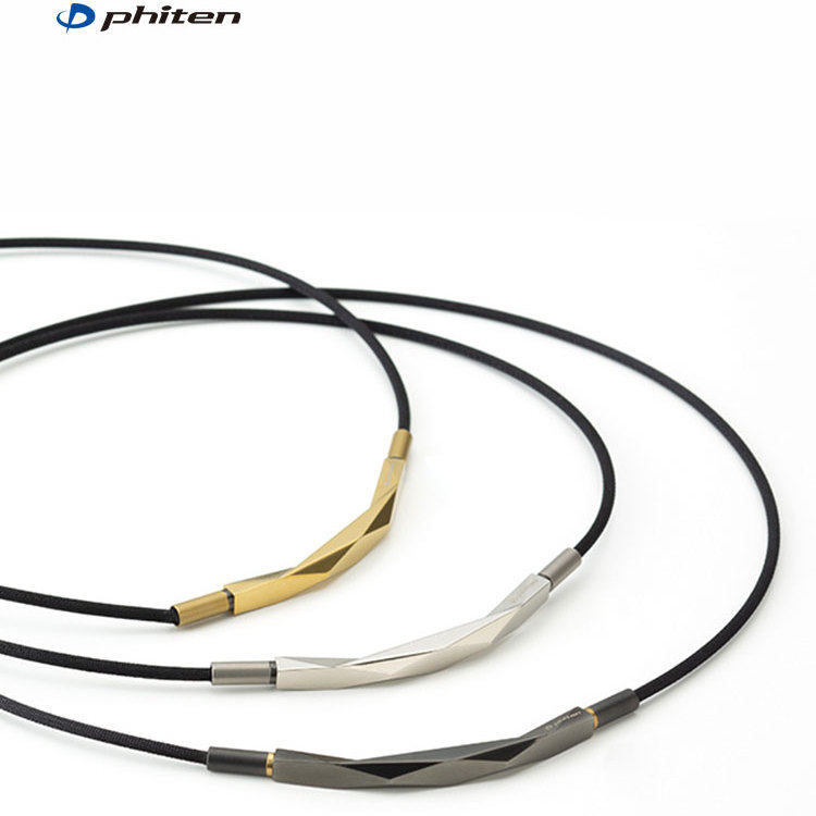 Phiten法藤微笑钻面项链颖莎同款