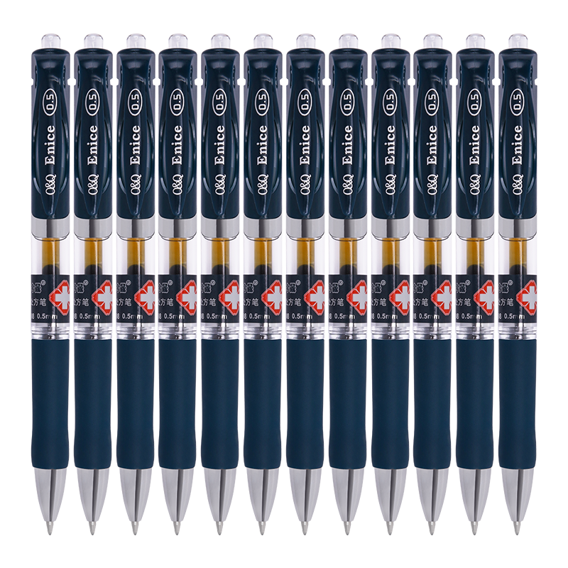 广告笔定制logo按动中性笔蓝黑医用处方笔商务办公中性笔签字水笔护士专用笔墨蓝色碳素笔订制印刷定做