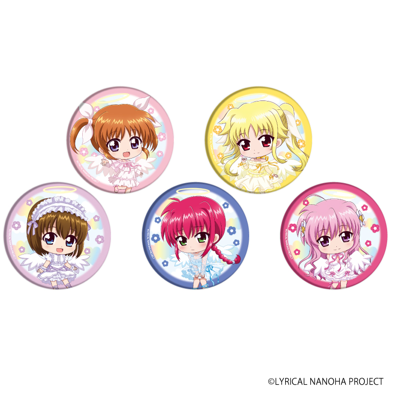 A3 魔法少女奈叶系列 天使ver. Q版 吧唧徽章 全5种