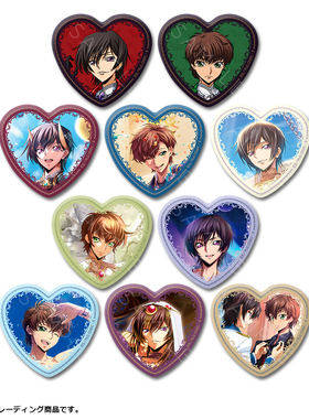 SYNC Code Geass 反叛的鲁路修 第4弹 心形徽章 整盒贩卖 全10种