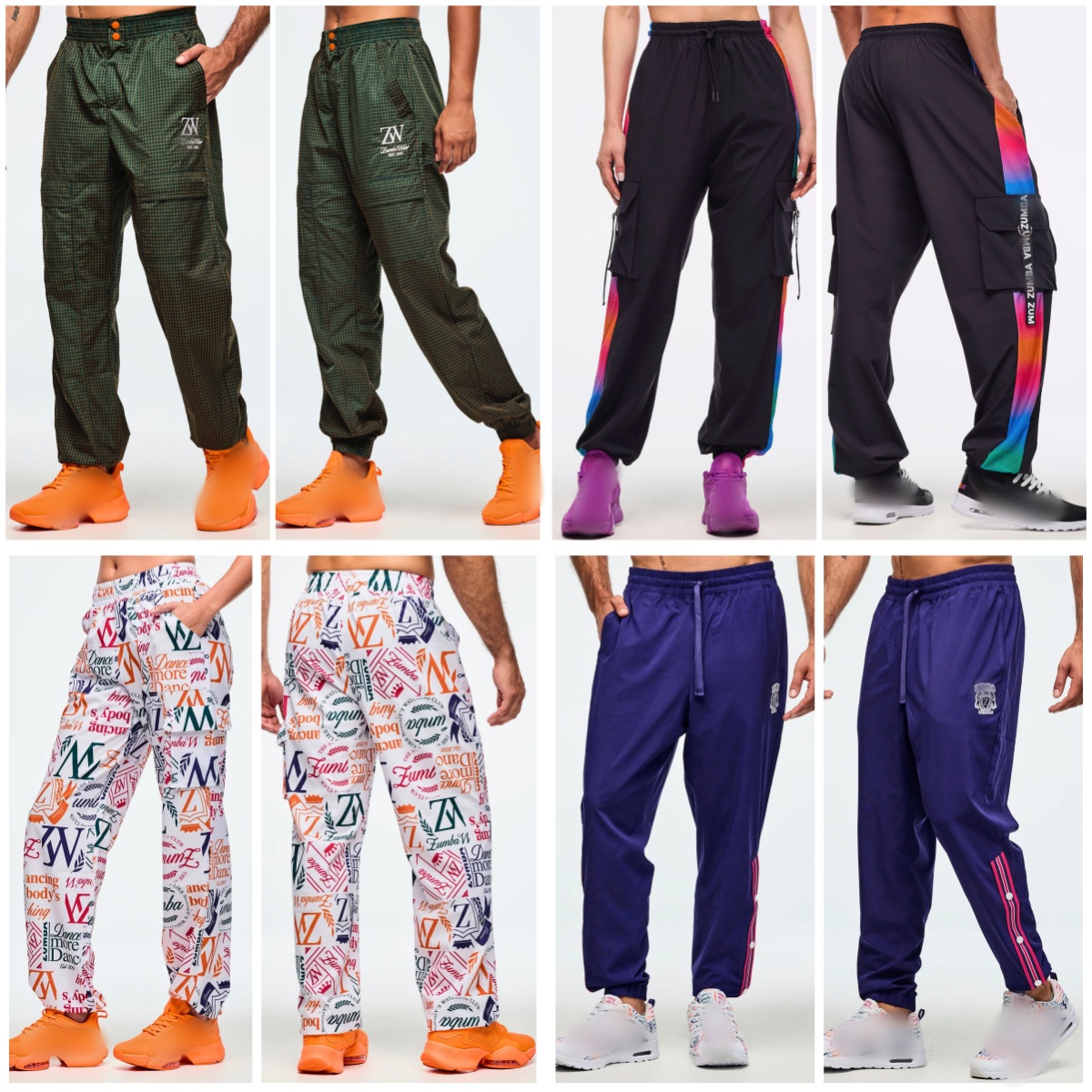 ZW健身服饰瑜伽裤宽松工装裤薄款宽松款长裤裤子 082 666 660 663