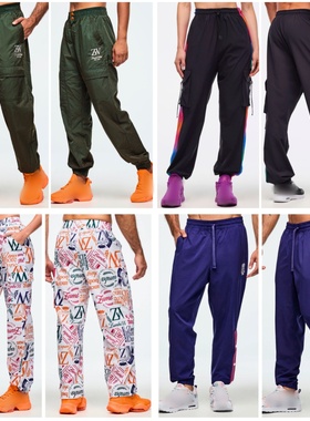 ZW健身服饰瑜伽裤宽松工装裤薄款宽松款长裤裤子 082 666 660 663
