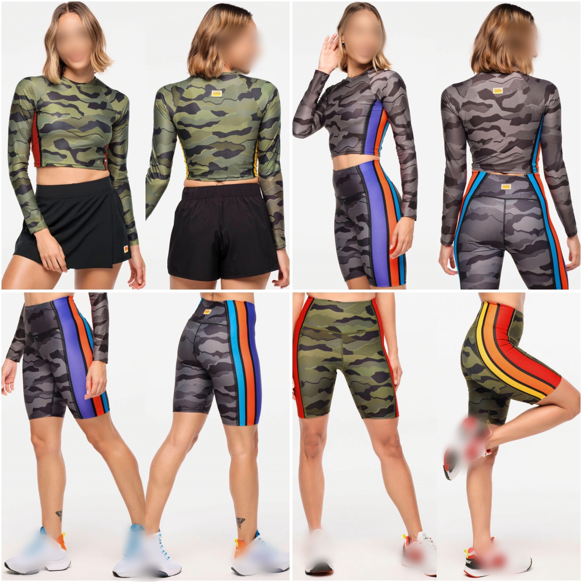 ZW健身服休闲服运动服舞蹈纯棉短袖上衣短裤套装弹力 799 800 475