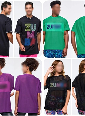 ZW新款现货健身服瑜伽休闲舞蹈服透气短袖上衣高货 354 953  1110