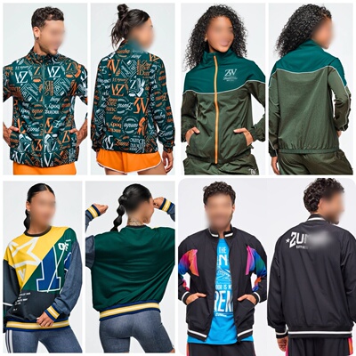 新款ZW健身服休闲服运动瑜伽风衣外套速干型上衣095 1046 324 333