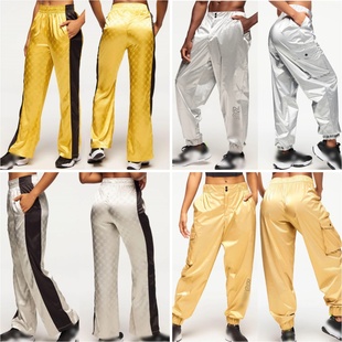 503 宽松长裤 501 裤 清仓处理ZW定制提花布健身服瑜伽男女宽松工装