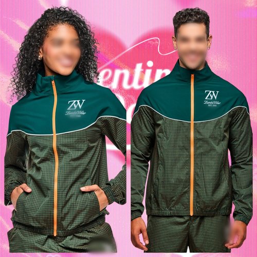 新款ZW健身服休闲服运动瑜伽风衣外套速干型上衣格子风衣薄款 333