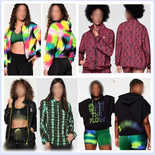 200 ZW健身服饰瑜伽休闲运动服外套风衣套装 609 132 645 跑步外套