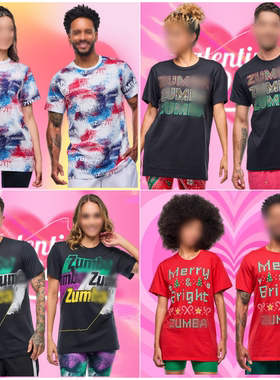 ZW现货新款健身服运动服休闲舞蹈男女上衣中新款短袖 344 343 367