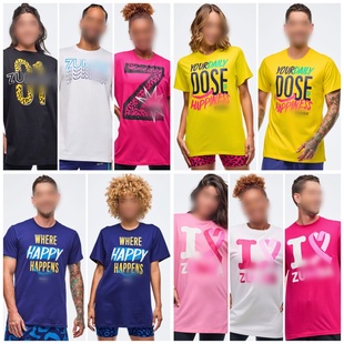 314 ZW新款 301 300 315 现货健身服运动舞蹈休闲服中性穿纯棉短袖