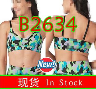ZW健身服新款现货健身瑜伽背心舞蹈背心运动胸衣 bra有胸垫  2634