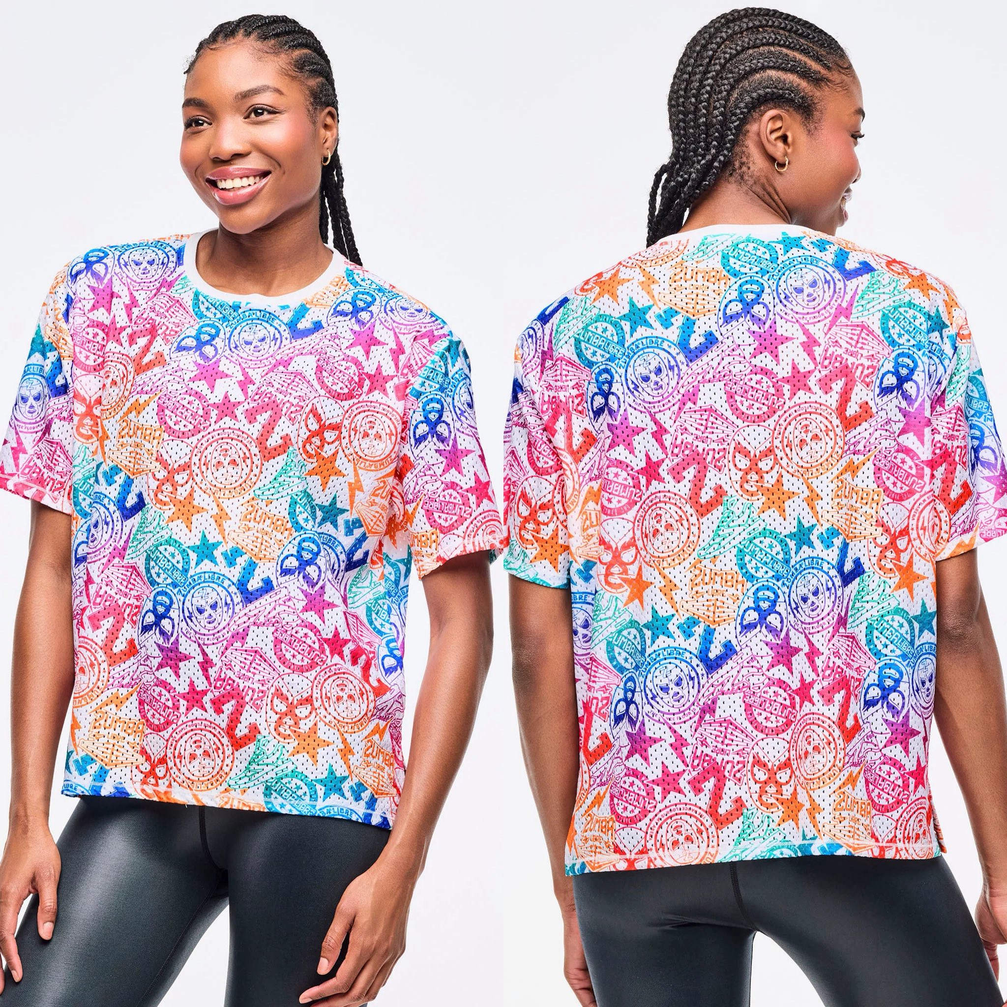 现货ZW尊派新款健身服瑜伽休闲舞蹈跳操短袖宽松网布透气T恤  952