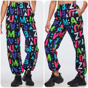 彩色裤 ZW新款 长裤 速干薄款 子.771 现货霓虹系列健身服运动服休闲裤