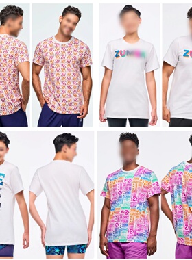 ZW现货健身服运动舞蹈短袖休闲服上衣纯棉短袖  349 304 305  321
