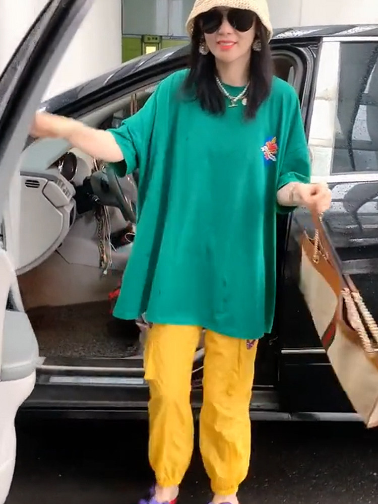 夏季慵懒风宽松潮牌上衣