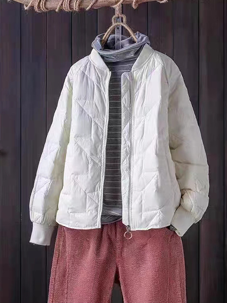 短款轻薄羽绒服女2022年秋冬