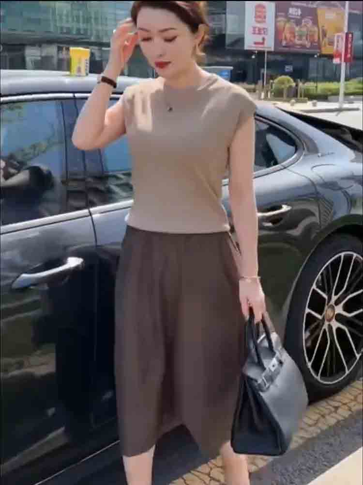 气质休闲半身裙女2022新款