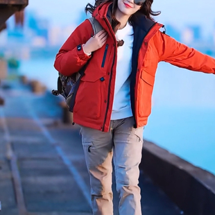 羽绒服女冬季加厚保暖冲锋衣男户外防风防水登山夹克情侣外套上衣