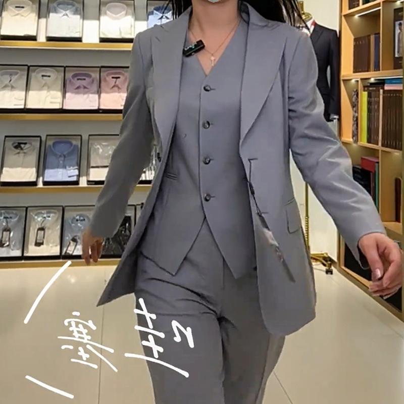 轻奢职业马甲西服外套