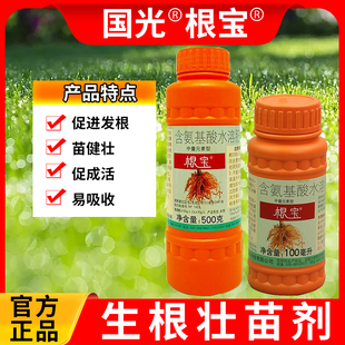 国光根宝植物生根剂氨基酸叶面肥料园林蔬菜花卉移栽促根发根壮苗