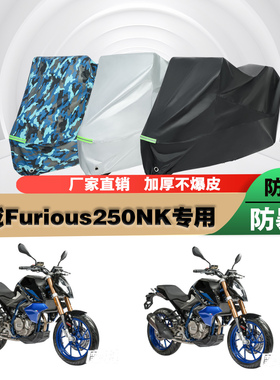 汉威Furious250NK摩托车专用防雨防晒加厚遮阳防尘车衣车罩车套