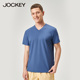 短袖 Jockey夏季 家居服男士 睡衣薄款 上衣 垂顺爽滑莫代尔潮流短袖