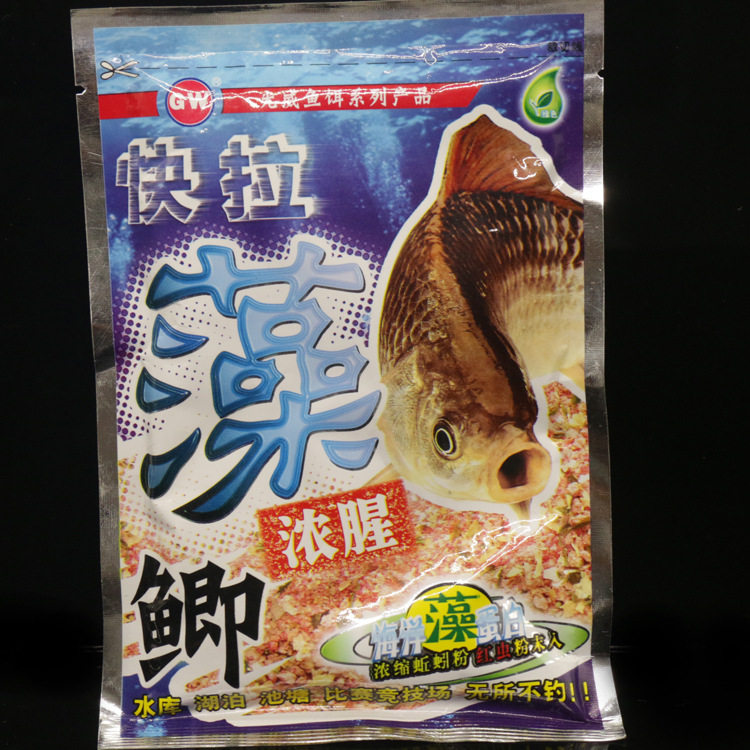 光威钓卡多鱼饵快拉藻鲫浓腥型鲫鱼饵100g钓饵 饵料鱼食