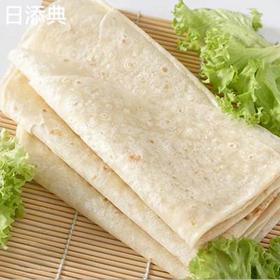 商用大饼手工单饼卷饼皮烙馍春饼手抓饼卤肉卷饼全麦面饼即食煎饼