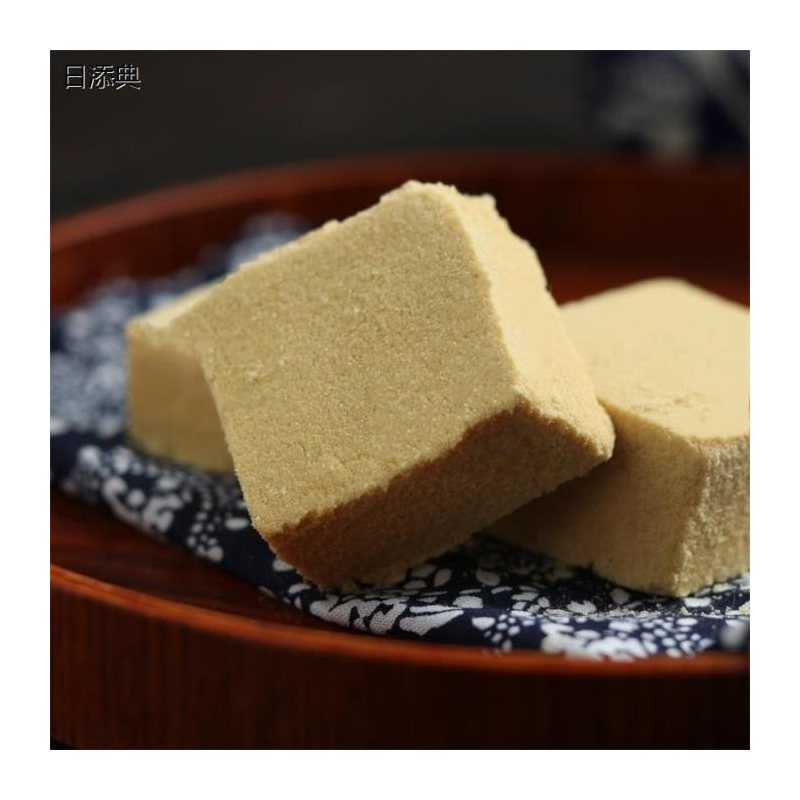 唐山特产 纯绿豆糕 老式北方水磨蒸干豆糕传统糕点茶点380克包邮