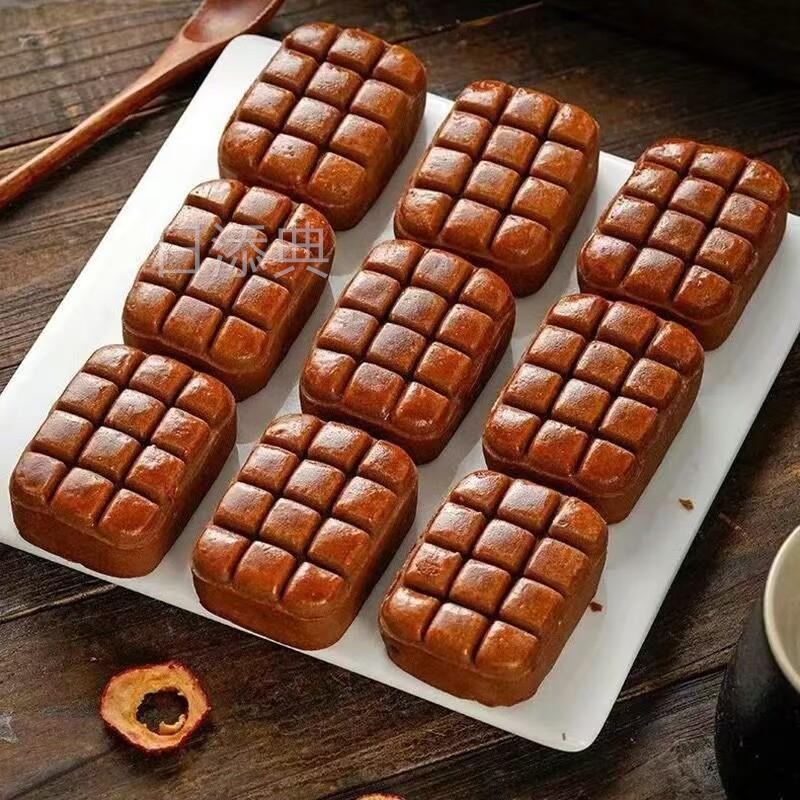 荞麦山楂果肉酥饼荞麦手工传统中式糕点零食杂粮高控糖糖友